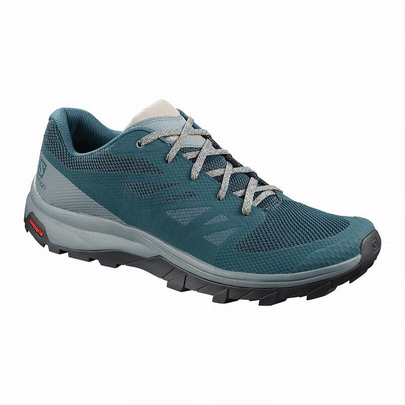 Salomon OUTLINE Zapatillas Trekking Hombre - Azules - Colombia (50483-MSVD)